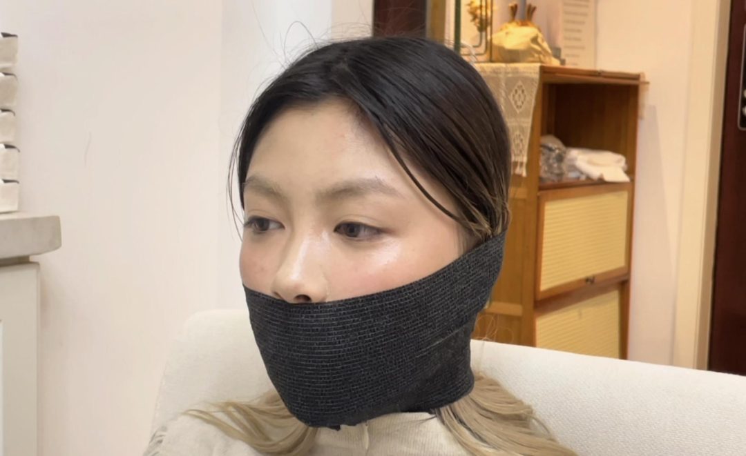 【小晗】 3种胶带的封嘴+束缚挣扎-4