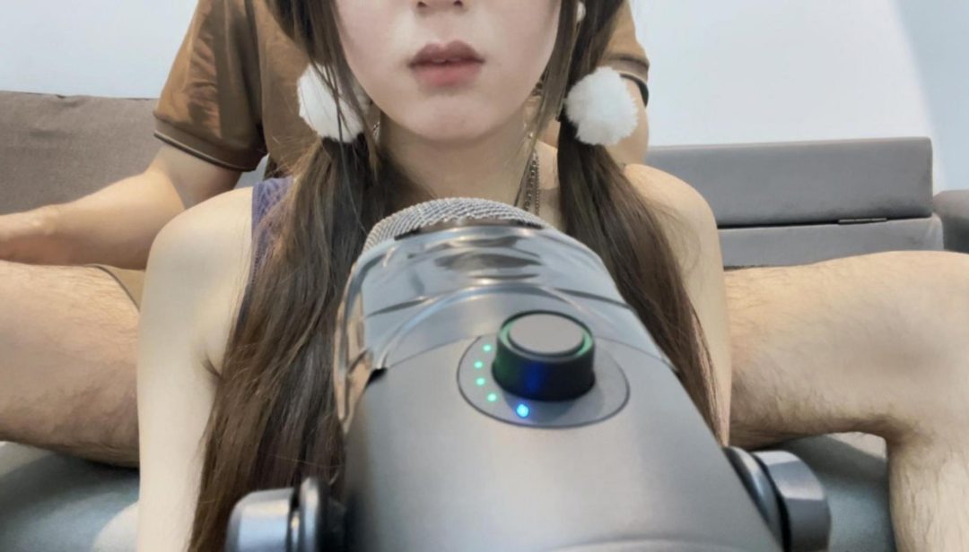 【小陈ASMR】 口球、胶带、揉胸、封嘴，呼吸限制的声音刺激-1