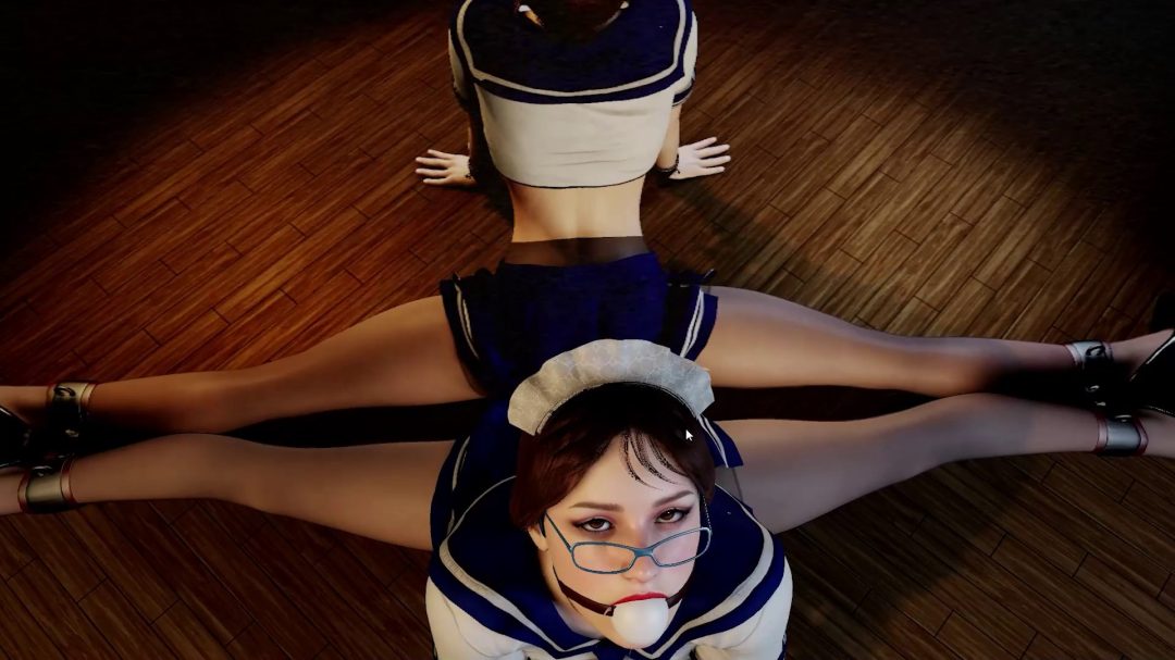 夜店学生服妹子的禁室监禁-6