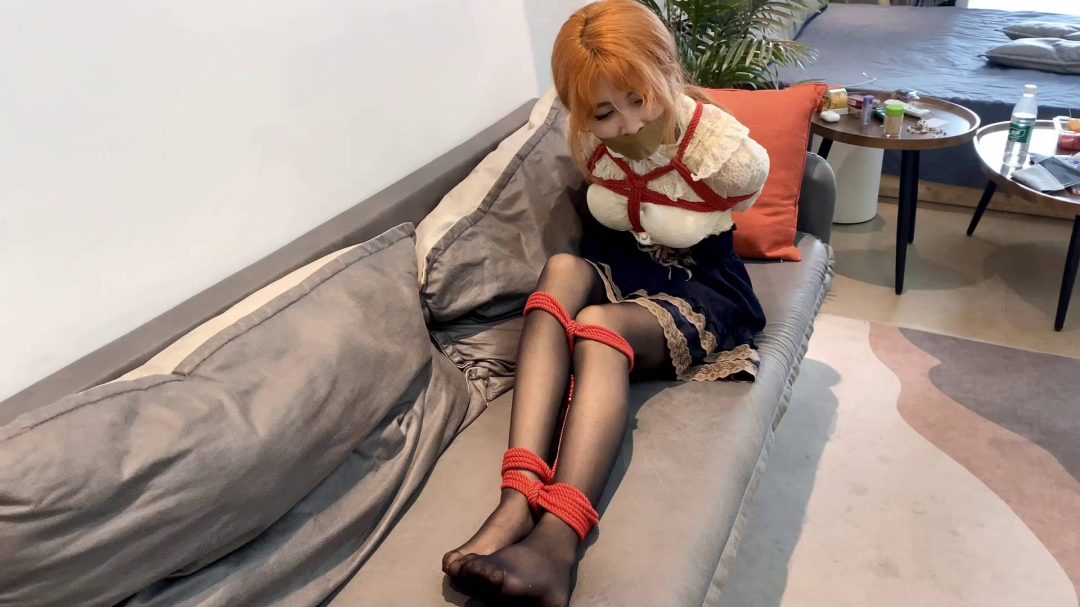 工作室最漂亮的小敏第一次来体验绳艺-8