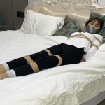 瑜伽裤+白袜，胶带、口球轮番使用