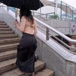 带妻子酒店TJ纪实：户外大露背连衣裙绳衣+捆绑开门放置+窗前R环固定暴露