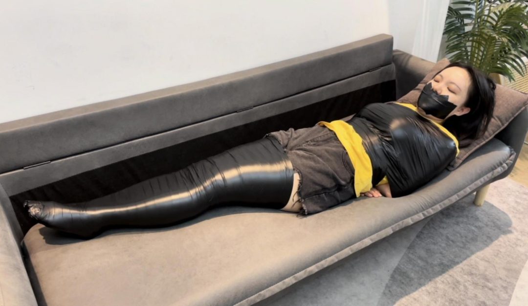 【小沐】许久不见的小沐，回归后，先来胶带狠狠地捆一波-4