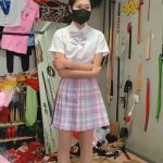 文慧JK肉色丝袜白色高跟，侧面吊起来，诡异的姿势带来诡异的感受