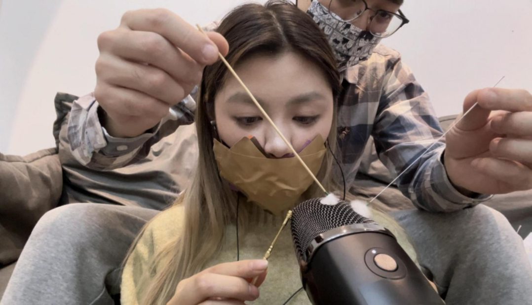 【小晗ASMR】7层胶带，严实地封嘴，做做助眠，和大家说晚安-6