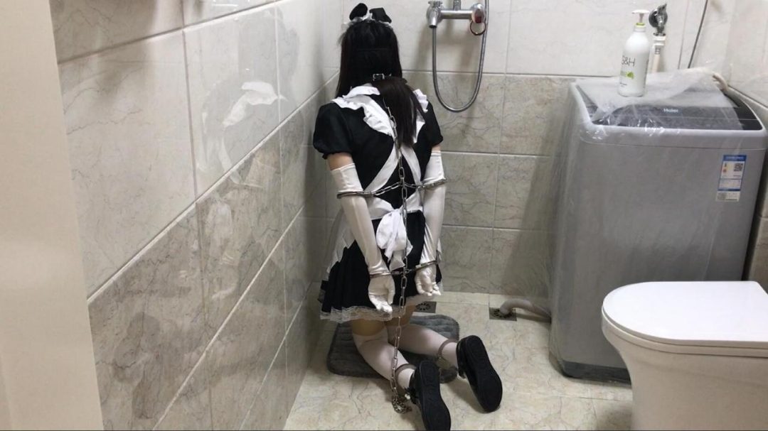 女仆的正确使用方式（假白丝过膝袜、蒙眼、口球、镣铐、钢枷、疯狂SP、残忍电击）-2