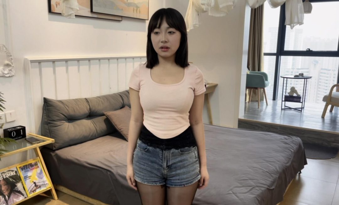 【小诺】小诺的胶带全包，顺便挠挠黑丝小jio-1