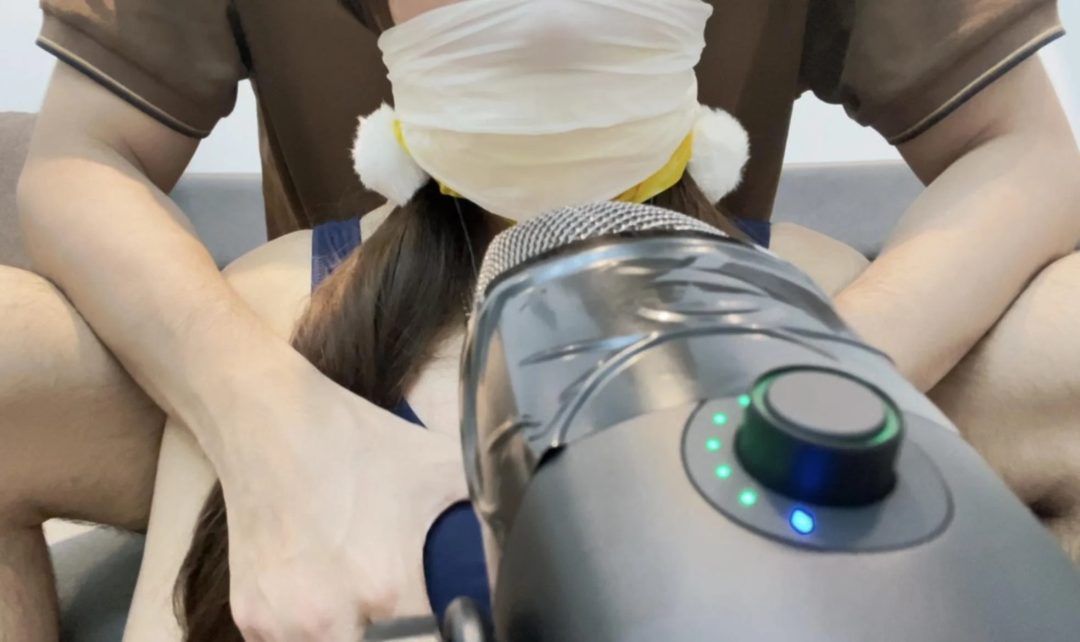 【小陈ASMR】 口球、胶带、揉胸、封嘴，呼吸限制的声音刺激-6