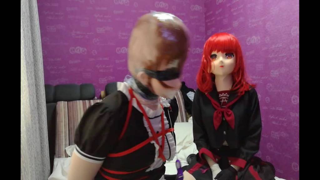 BG kigurumi窒息 紧缚 热缩袋 女仆-5