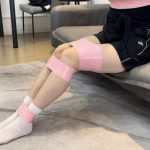 【缚艺录】【新模小树】脸蛋很像韩国美女的小树，175大长腿，粉色胶带捆绑