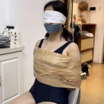 【缚艺录】【小语定拍】按照客户给的图片，做一个绳缚后手的讲解，再胶带的捆绑挣扎
