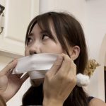 【小陈】【招模特】胶带捆绑后，驷马姿势的挣扎，嘴巴也塞满，再加上白丝与肉丝的结合~