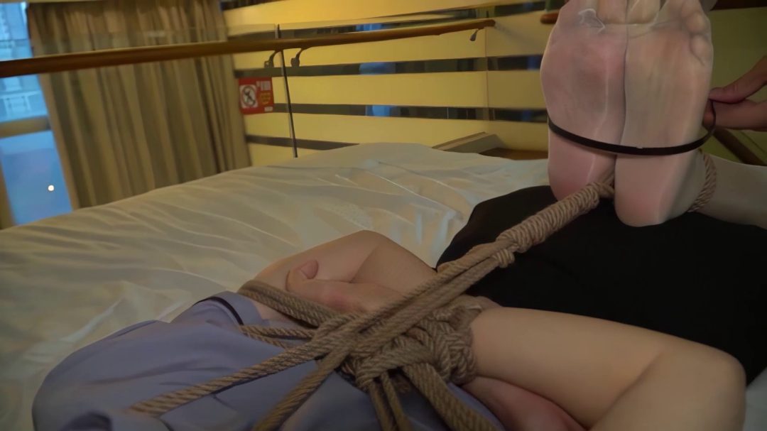 定拍职场OL下班，绑起来矫正一下她的坏脾气-6