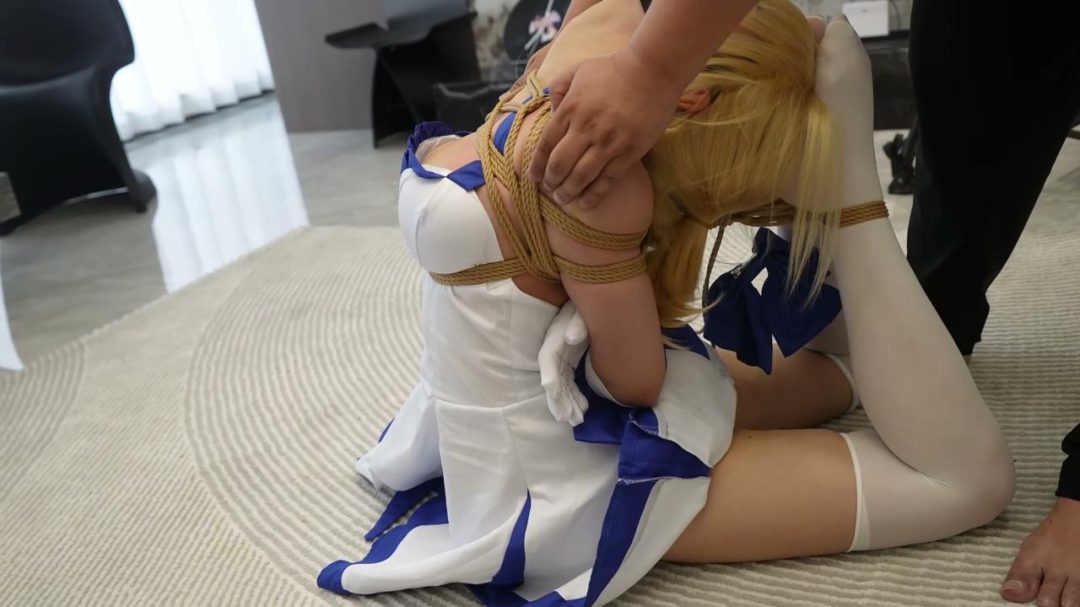 象人定拍-小0-cos saber礼服 吊缚 驷马-5