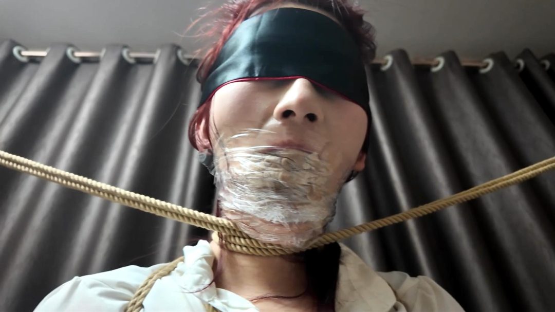 一绳所爱定拍—《捆绑体验》下，灿灿依依先后遭遇假捆绑与真捆绑-3
