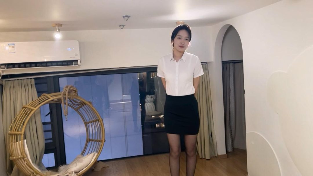 奥特曼定拍：小熊OL职业装直臂后手吊放置 带口球口水直流-2