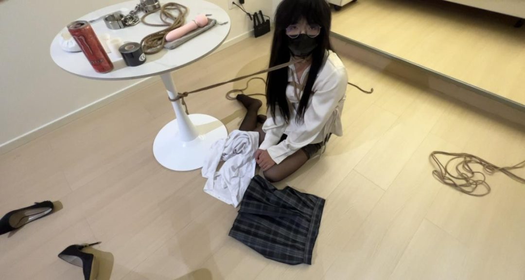 【桃花岛原创】桃花地下室遭遇变态司机尾随入室捆绑-7