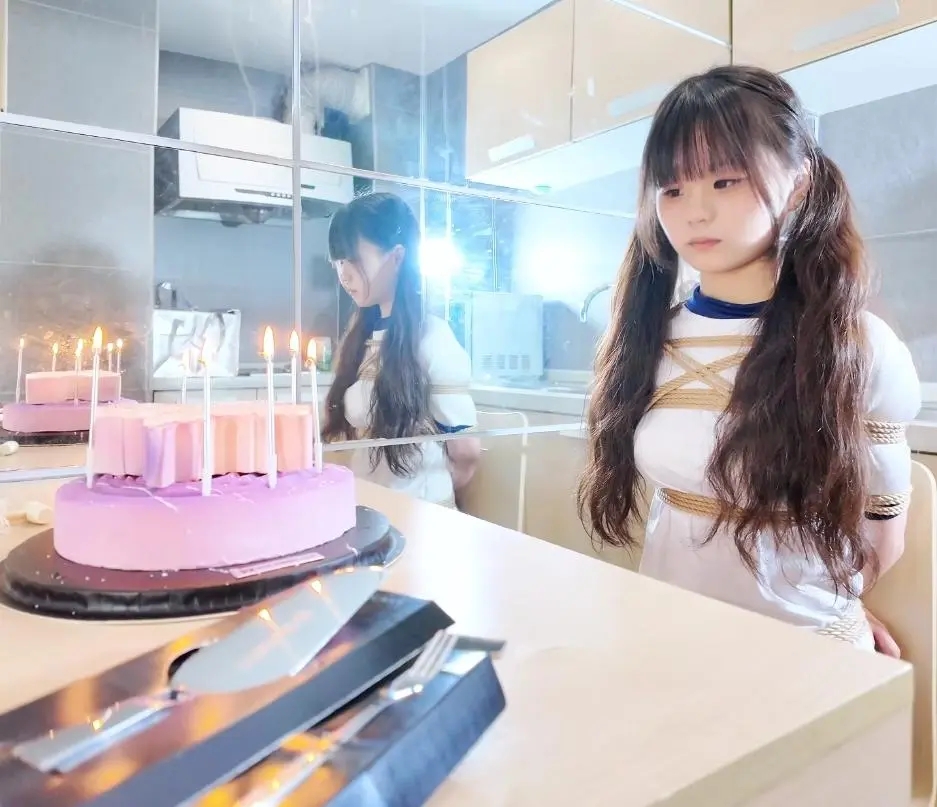 原创视频，体操服全身缚-4