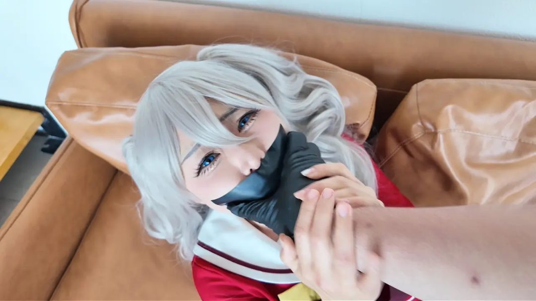 【Chrisgag cosplay系列】友利奈绪居家自缚 被入室捆绑挣扎-上半部分-2