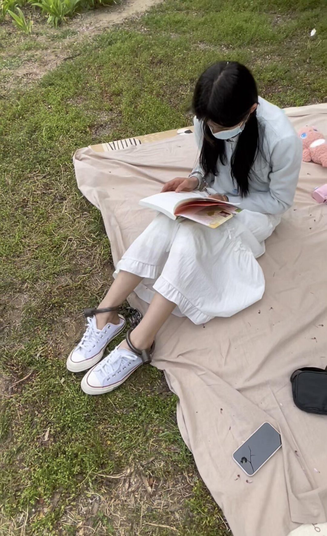 镣铐春游记-18岁女孩镣铐露营的一整天（上）-8