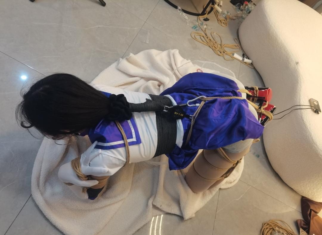文慧人形犬，水冰月美少女服装的虐恋虐缚-5