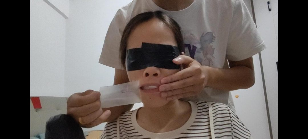 再度来感受胶布封嘴的媳妇-4