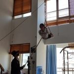 白领洛洛高空驷马悬吊