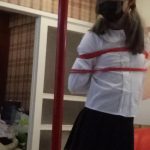 短裙白丝自缚