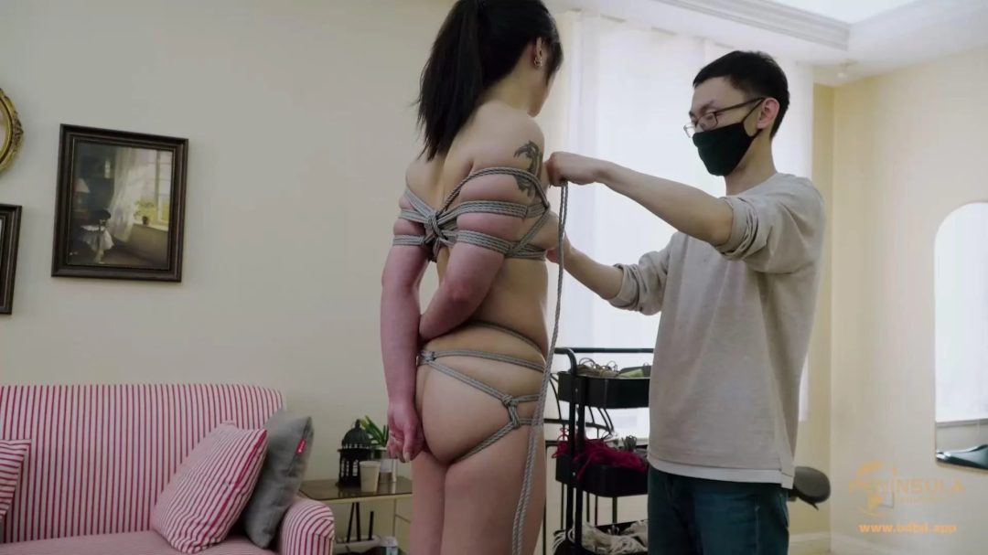 【半岛束艺台】【波雅】每周一缚：健身的波雅令人很有捆绑欲-5