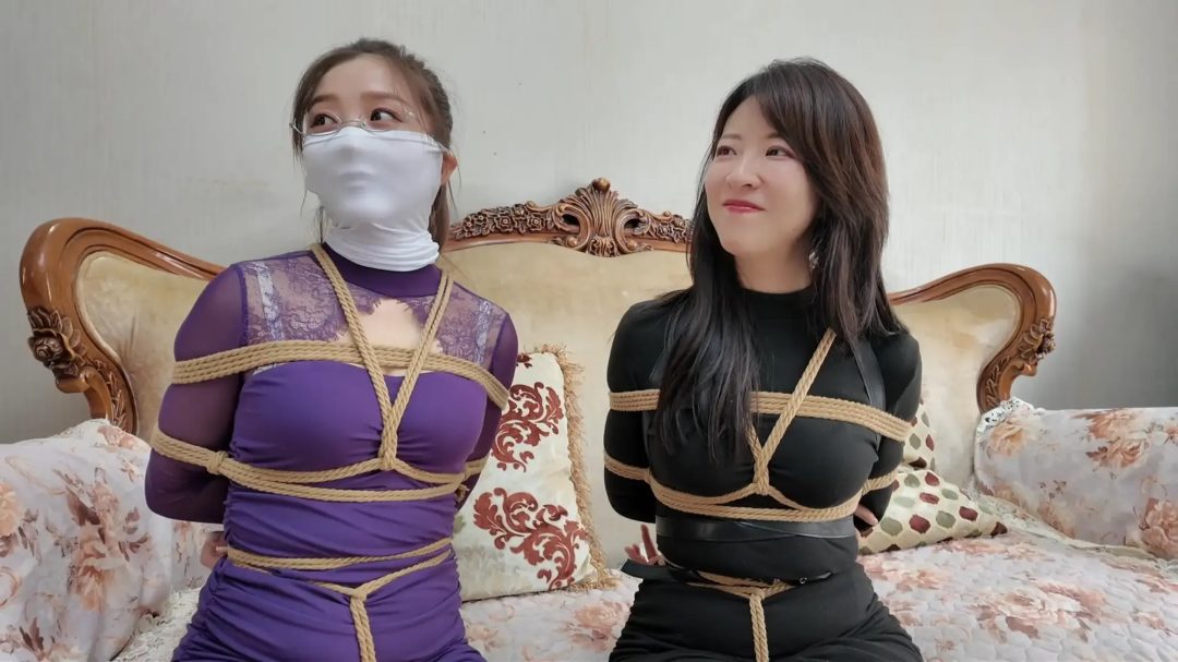 完蛋！我把美女捆绑了？——客户上门！熟女姐姐极致诱惑！-5
