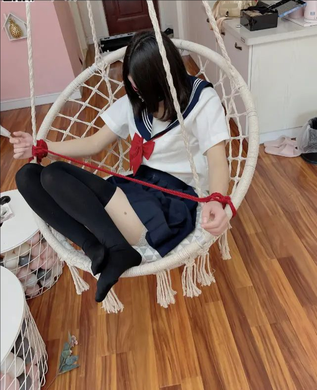 吊篮TK在校生瑜儿 素人体验系列 （从忍笑到破防崩溃大笑）-2