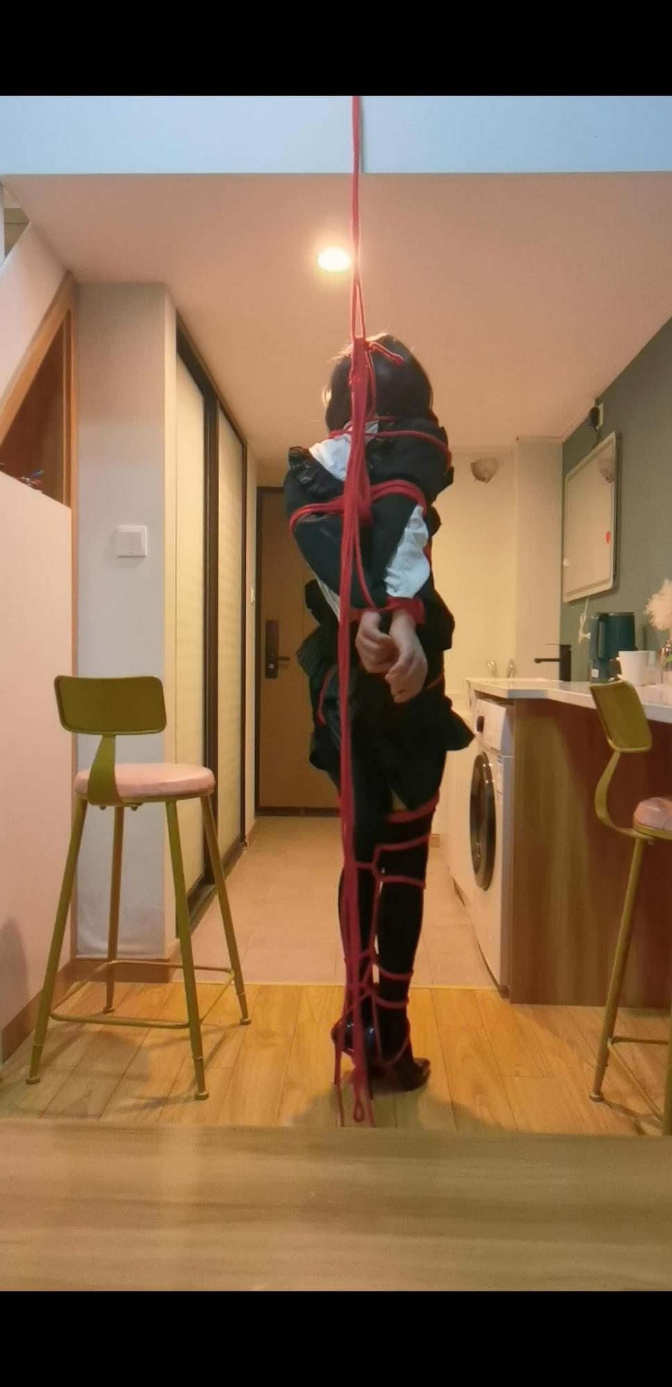 修女直臂驷马吊自缚-7
