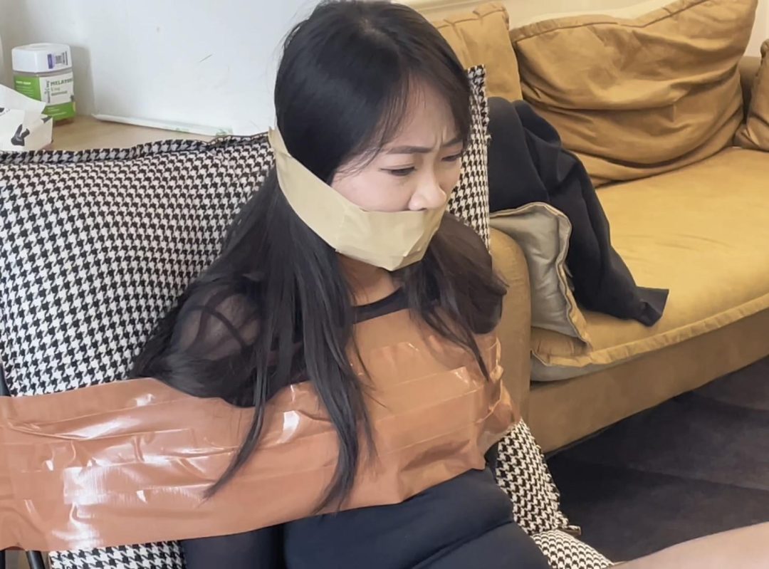 【缚艺录】【陶陶】肉色胶带的捆绑-6