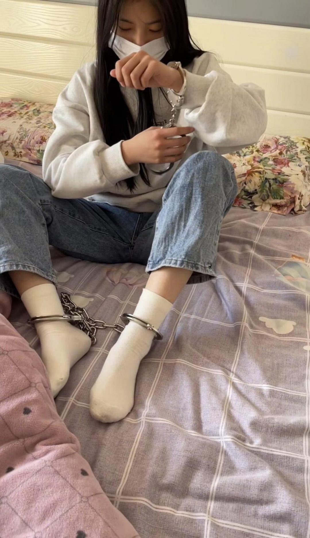 18岁女高中生的镣铐vlog-拘禁学习-3