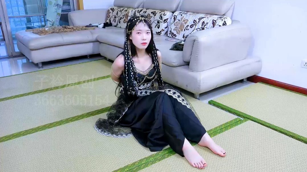 定拍枝枝 捆绑挣扎逃脱-4