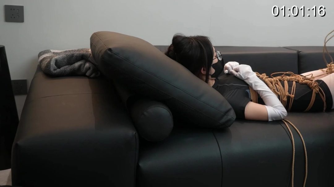 【嗷嗷】【原创】复杂结构，古典派日式紧缚，细麻绳紧密束缚-3