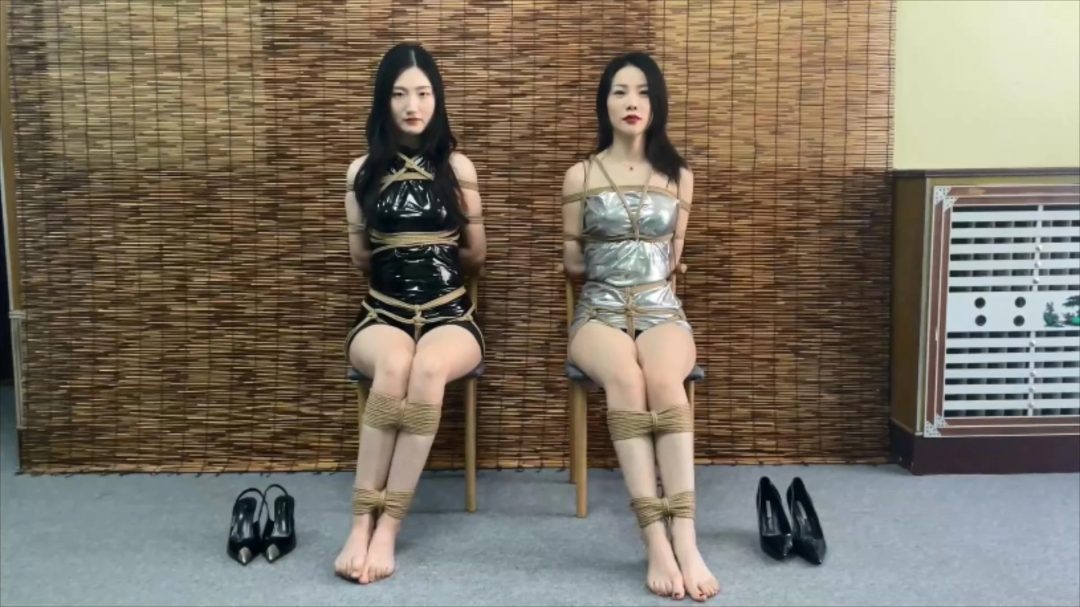 【鑫鑫工作室定拍】人气女神柳洋&王钰绳缚访谈实录 高挑姐妹花做客工作室 紧缚+采访 清纯风+御姐风的碰撞-7