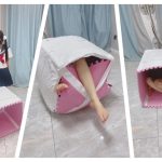 0.36m³的装箱挣扎闷绝脱出挑战-丸吞play！胶带加固、剧烈挣扎、裸足脱出