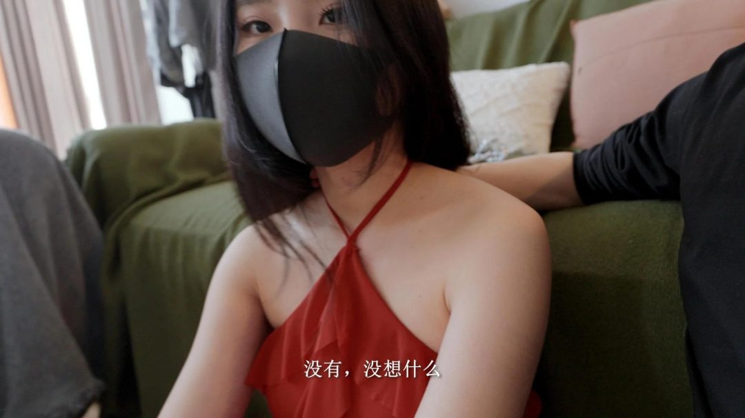 【悠米剧场版】《绳影迷局（下）》女友体验更深入的玩法，呼吸控制塑料袋套头+静电胶带+红色战袍+超内陷股绳-4