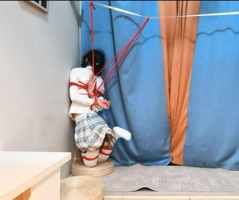 肛钩走绳拿钥匙自缚-8