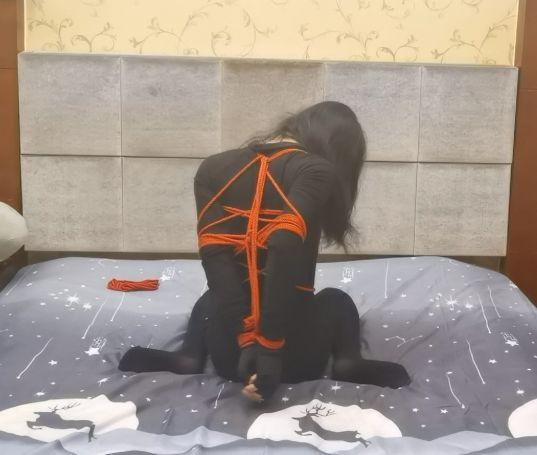 两种直臂自缚教程加配合驷马-6