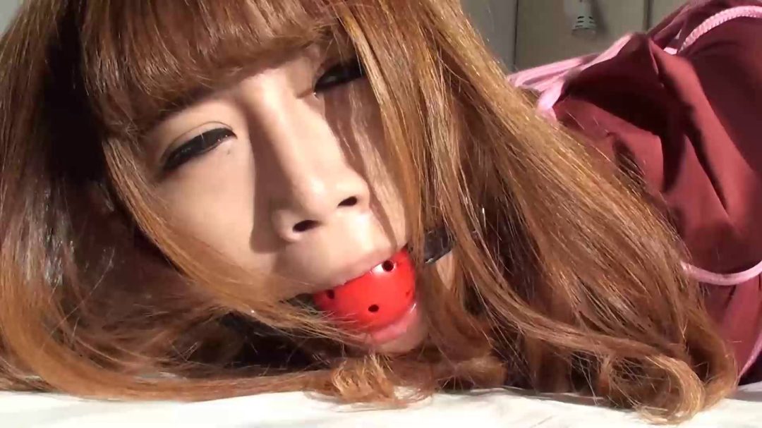 肉丝美女桃缚、驷马、口枷、胶带-3