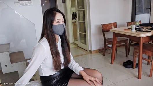 粉丝定拍剧情向：蔡老师第五集！对犯错女孩的惩罚！蔡老师被男友连扇耳光！钻胯调教！踩头凌辱！眼神真是让人怜悯-7