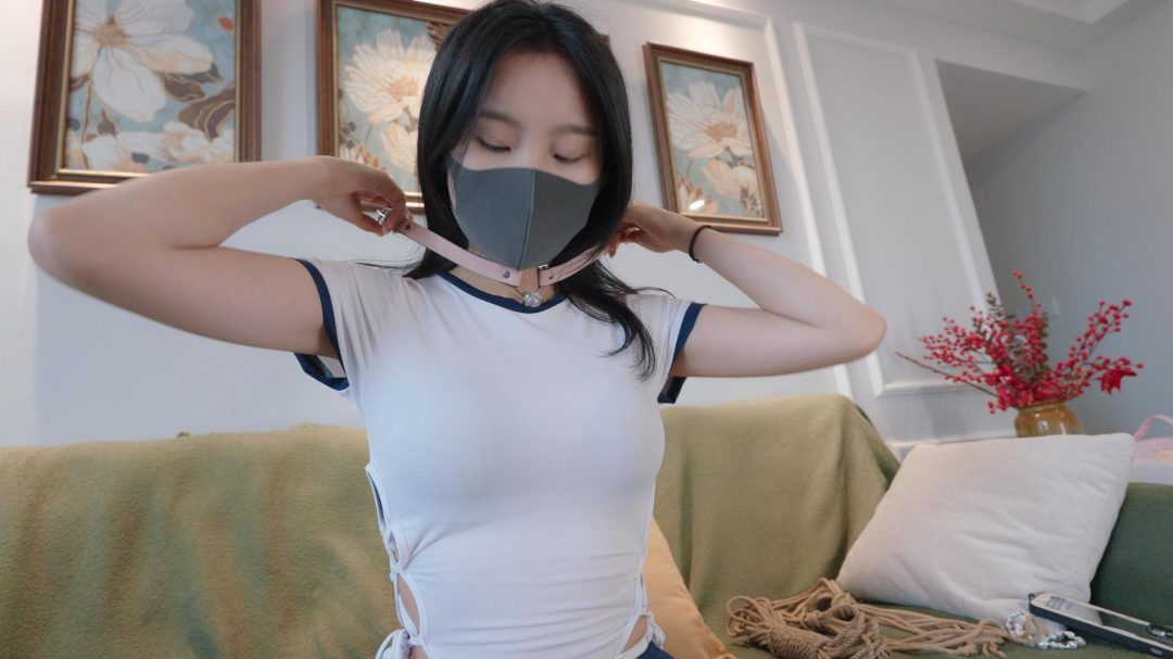 【悠米】《痴汉与少女》（下）K9小狗日常训练+狗碗喂食喝奶+口球收集口水+浴室冲洗+毛巾盖脸浇水+呼吸限制+跪地爬行+和小狗生活的一天+驯养指南-5