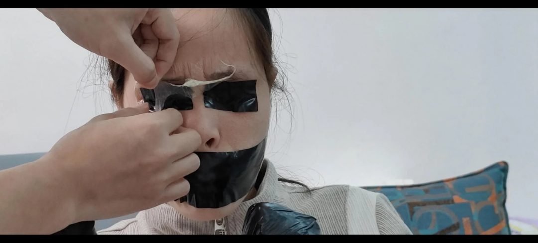 定拍封眼+封堵嘴(封堵+撕解过程）-3