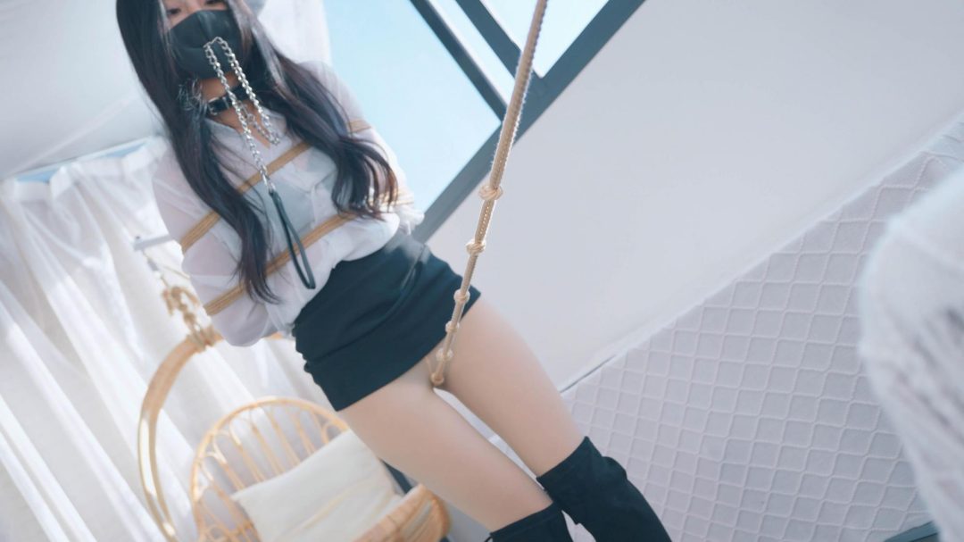 【悠米OL的游戏《1-6集》促销】走绳+狗链牵引+口罩+股绳+网约车+原味丝堵嘴+‘鞭打+入室+放置+呼吸限制游戏+驷马-15