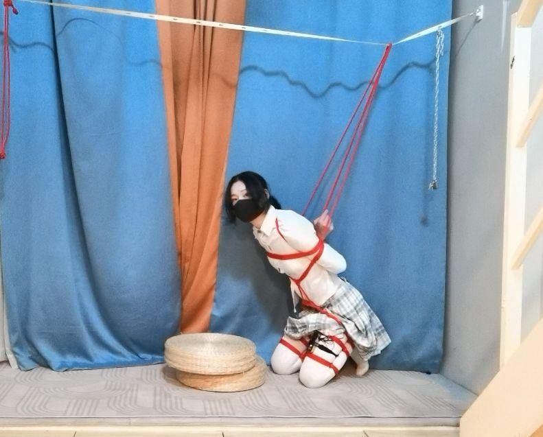肛钩走绳拿钥匙自缚-2