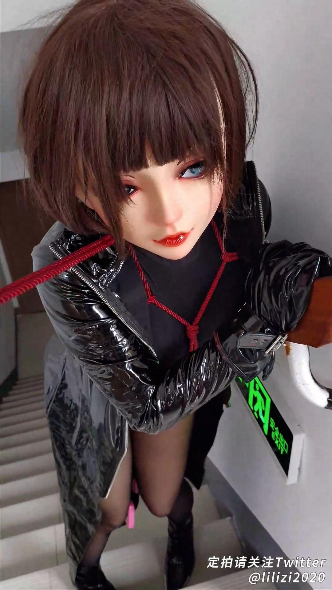 《外出羞耻01》红绳捆绑、户外、羞耻play-6
