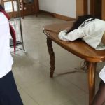 缚予】X【荷仙少女】联动！客户定拍调教之小雨+阿玥考试作弊SP惩戒，小雨和阿玥因为作弊被抓被训诫员捆绑打屁股惩罚，一人挨打一人报数轮流来，最后还要抱头罚跪面壁思过（荷仙少女工作室与缚予工作室共创）
