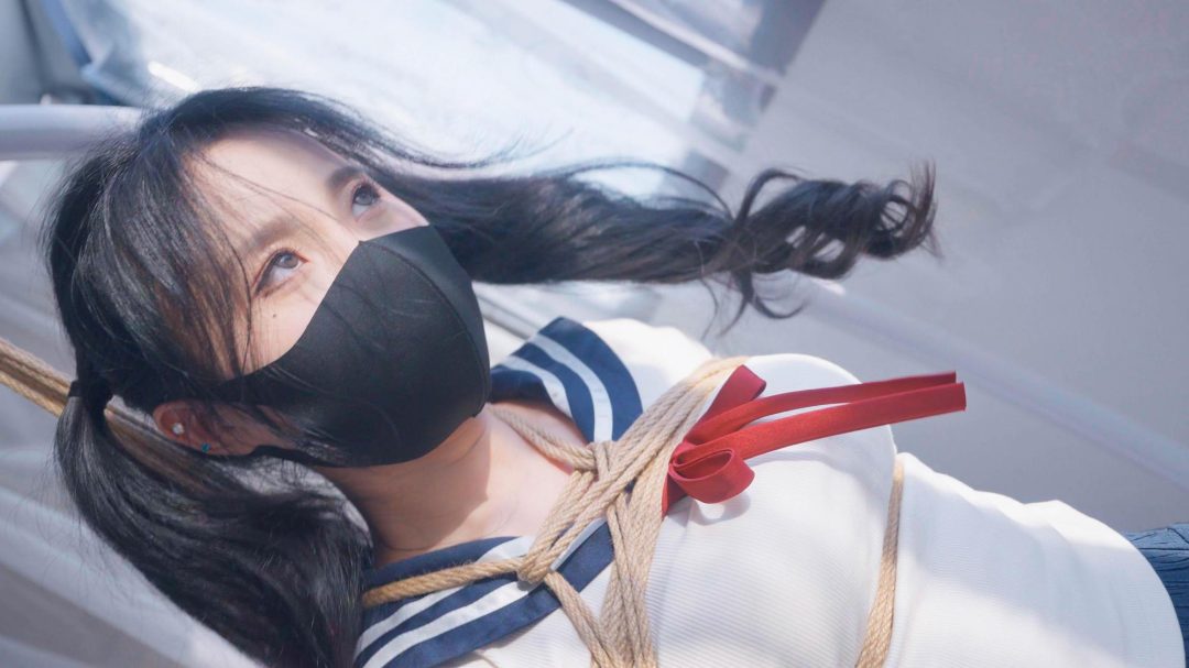 《Jk少女合集》强制开腿，+吊缚+开腿器+跪缚+股绳+口球+SP+TK.....-17